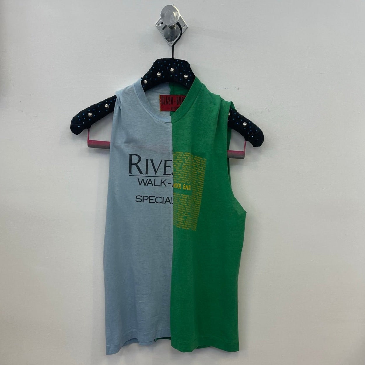 VINTAGE SPLICED CUTOFF SCHOOL TEE
