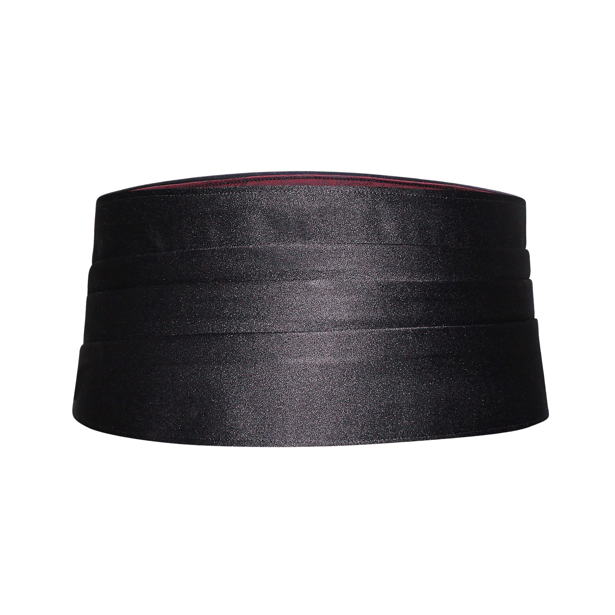 PRINCE CUMMERBUND -  BLACK SILK