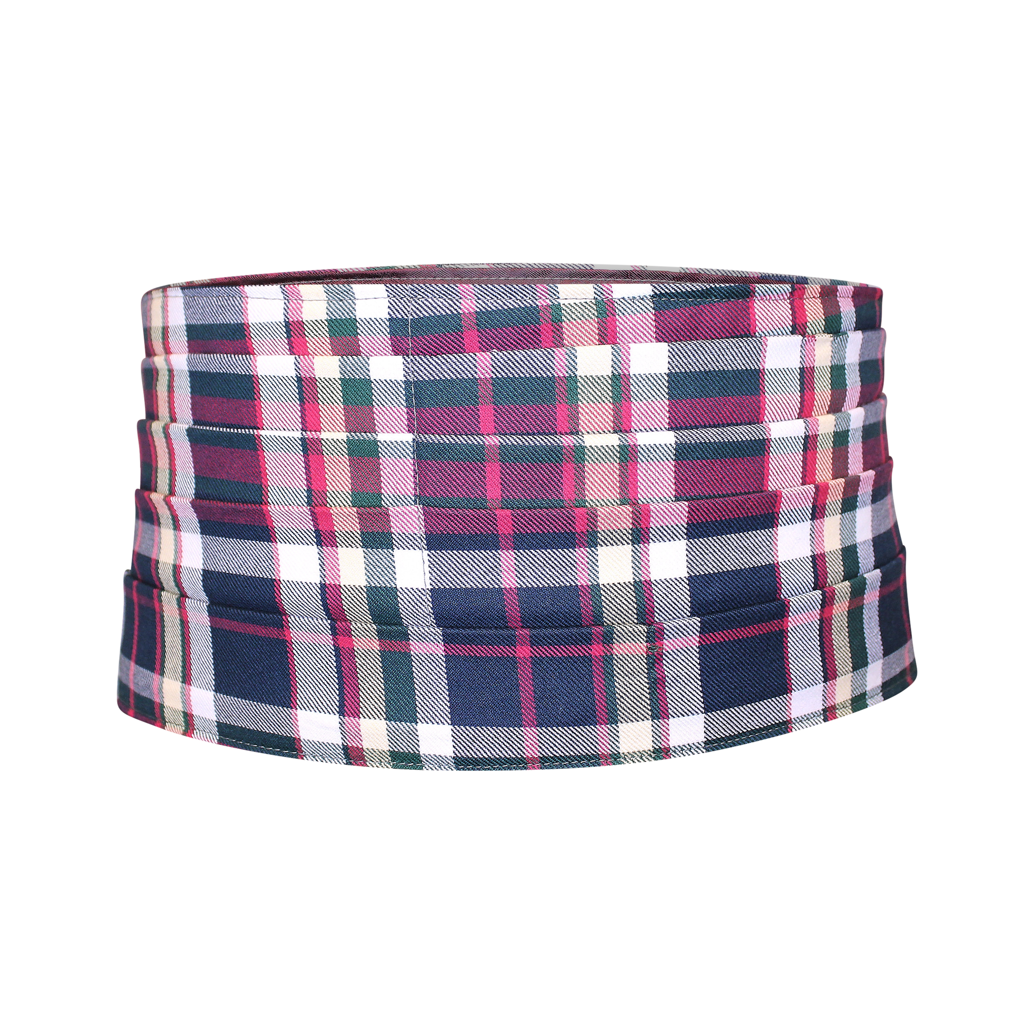 TARTAN PRINT RED/MULTI CUMMERBUND